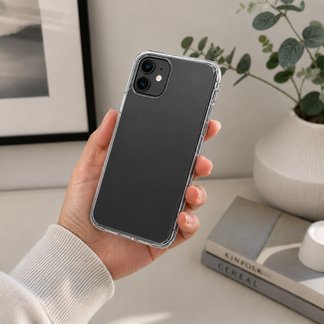Cellect iPhone 12 /12 Pro átlátszó vékony TPU szilikon hátlap