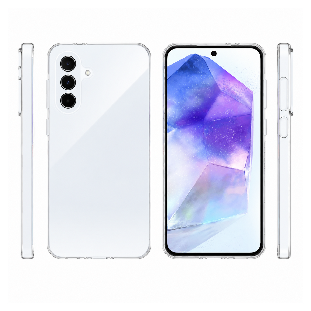 Cellect Samsung A56 átlátszó vékony szilikon hátlap