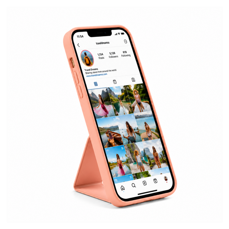 Cellect iPhone 14 Pro Max TPU+PC kitámasztós tok