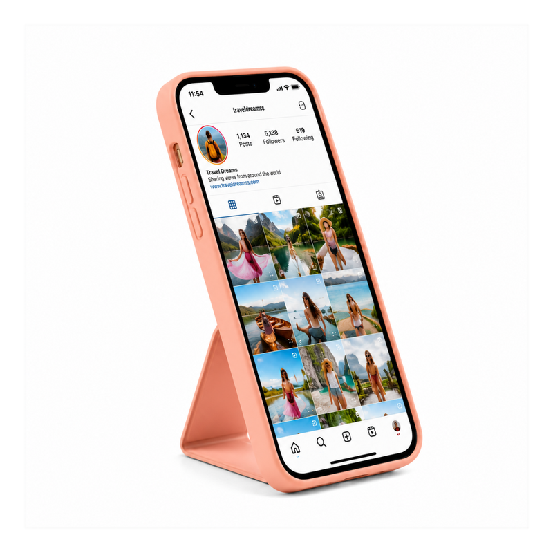 Cellect iPhone 14 TPU+PC kitámasztós tok