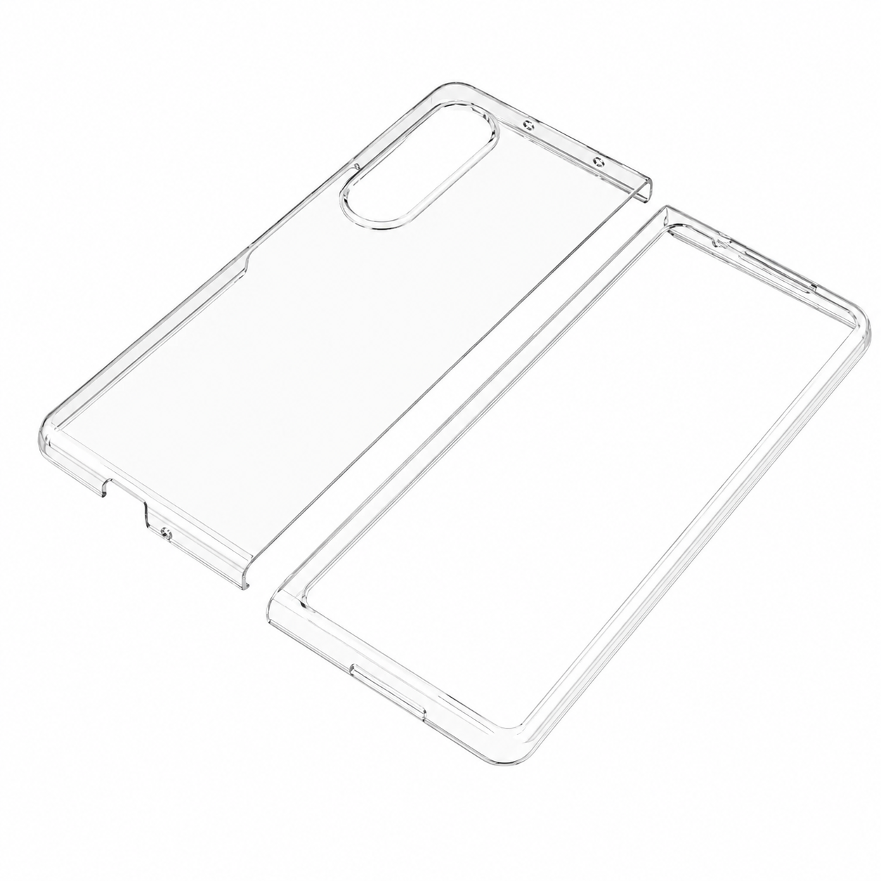 Cellect Samsung Z Fold 5 átlátszó szilikon hátlap