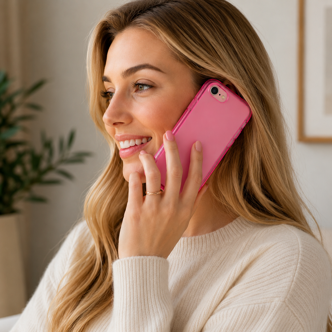 Cellect iPhone SE(2020)/ 8/7 vékony TPU szilikon hátlap,Pink