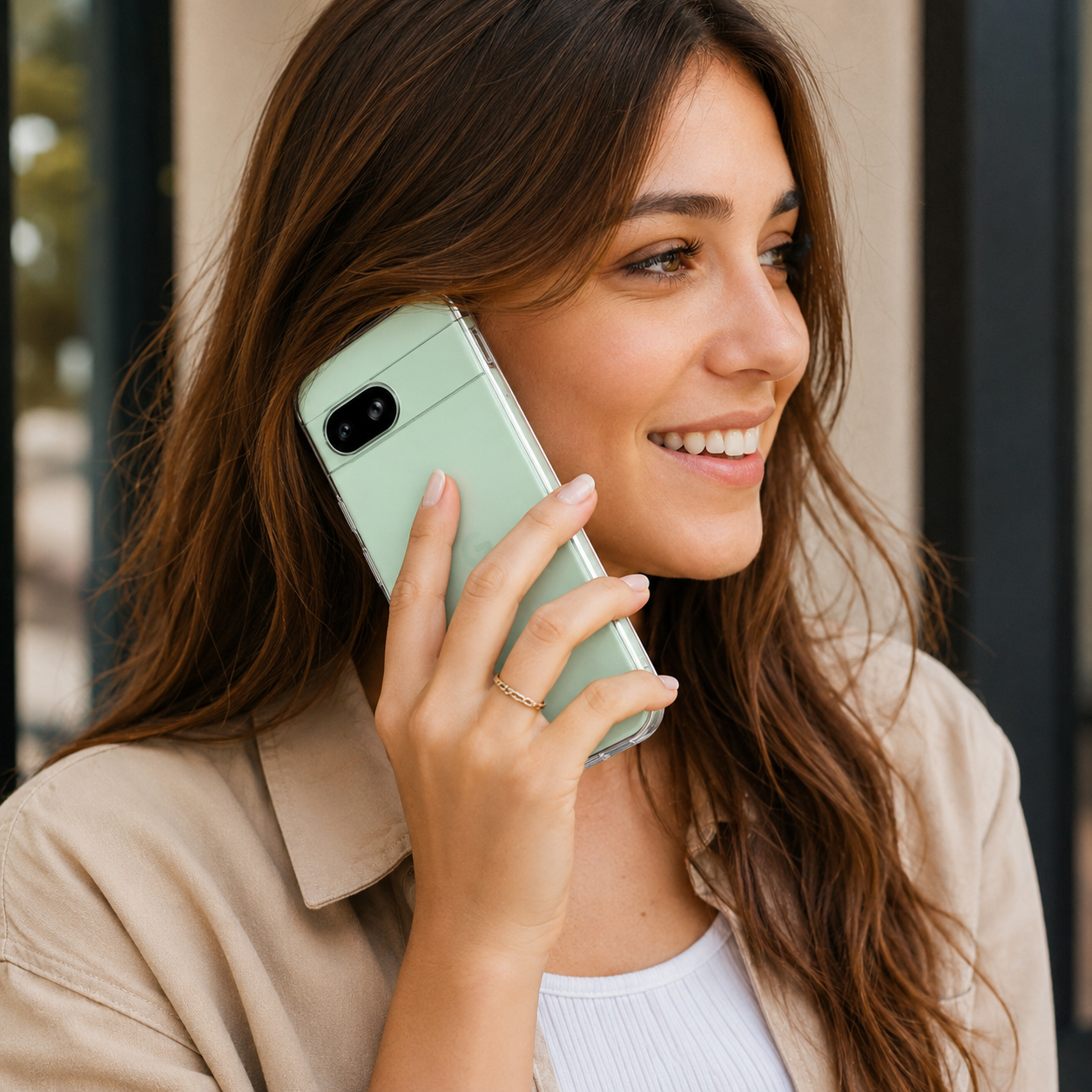 Cellect Google Pixel 8a átlátszó vékony szilikon hátlap