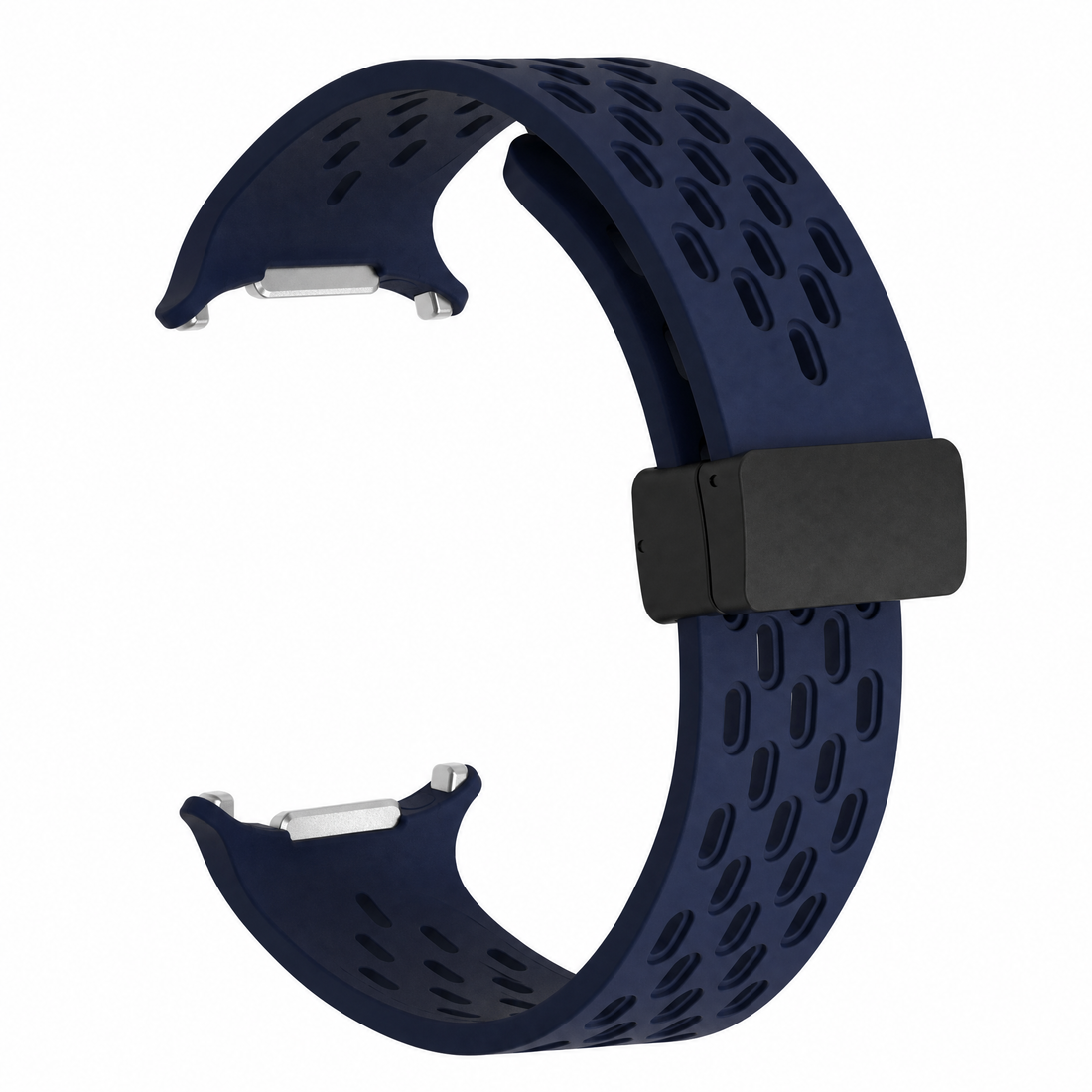 Cellect Galaxy Watch7/Ultra lyukacsos mágneses szil. óraszíj, 24 mm