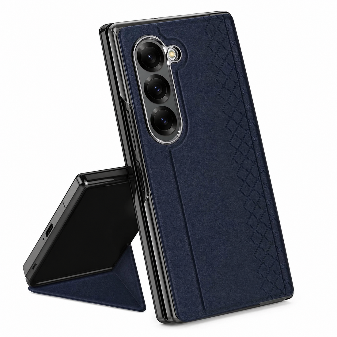 Cellect Samsung Galaxy Fold 6 kinyithatós tok, Sötétkék