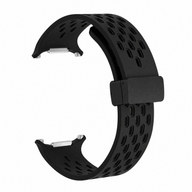 Cellect Galaxy Watch7/Ultra lyukacsos mágneses szil. óraszíj, 24 mm