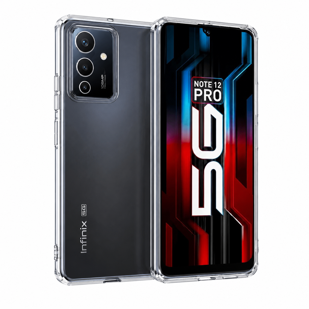 Cellect Note 12 Pro 5G/Poco X5 Pro 5G szi. hátlap,Átlátszó