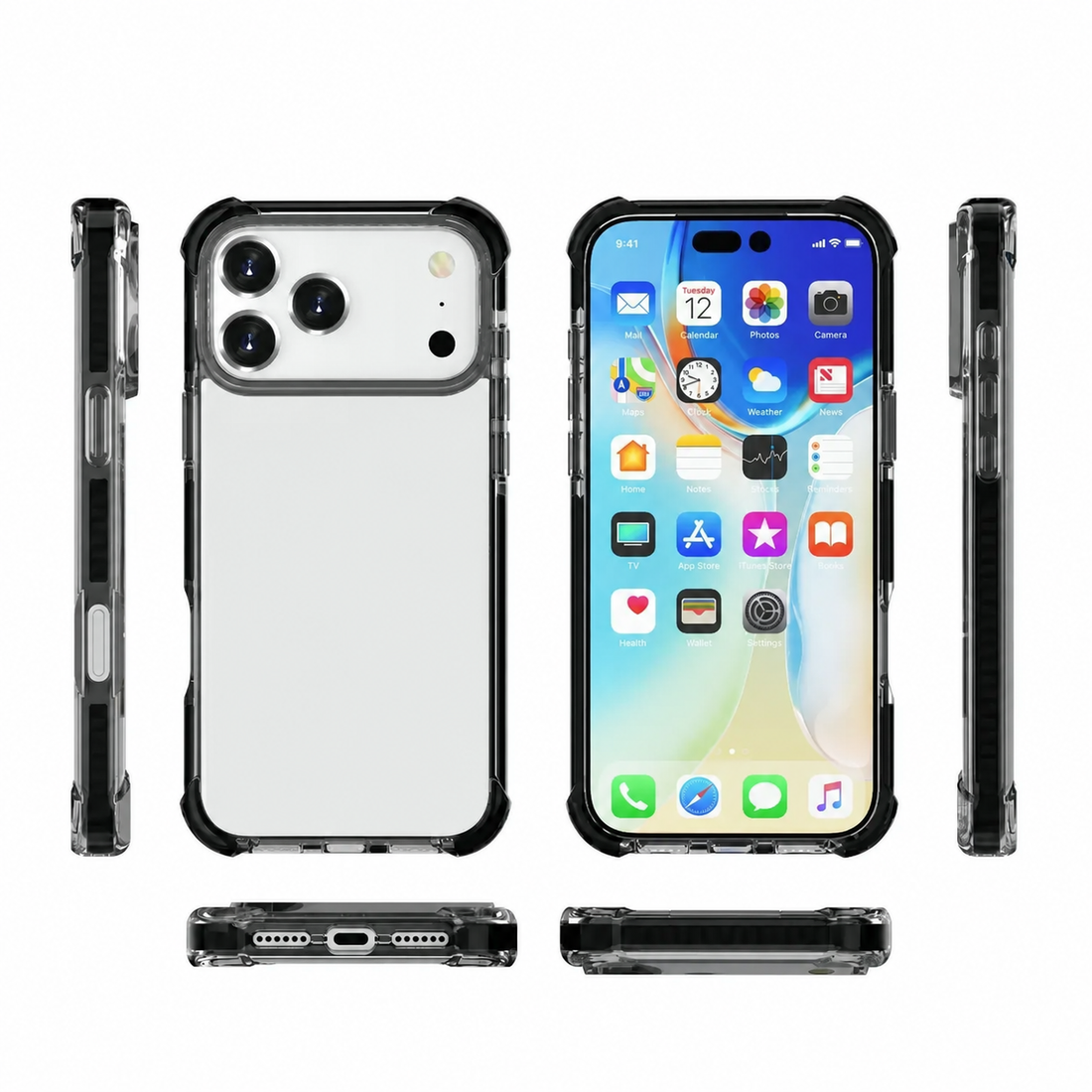 Cellect iPhone 17 Pro ütésálló szilikon hátlap