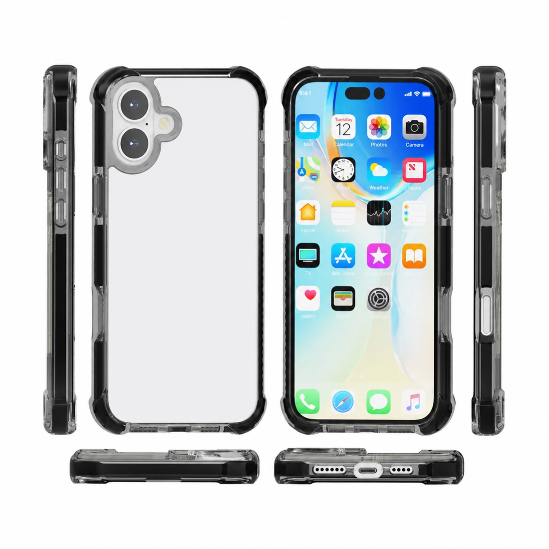 Cellect iPhone 16 Plus ütésálló szilikon hátlap