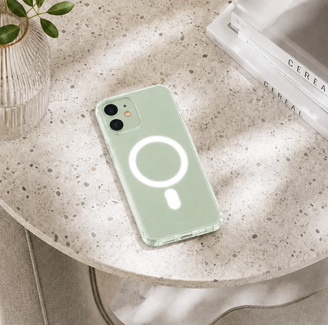 Cellect iPhone 12 Mini TPU+PC mágneses szilikon tok