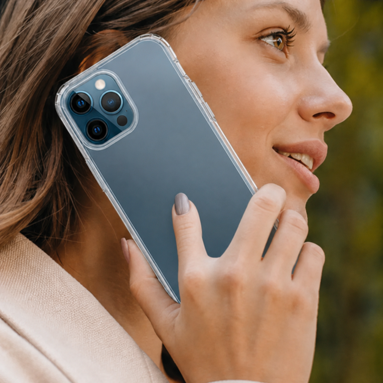 Cellect iPhone 12 Pro Max TPU+PC mágneses tok,Átlátszó