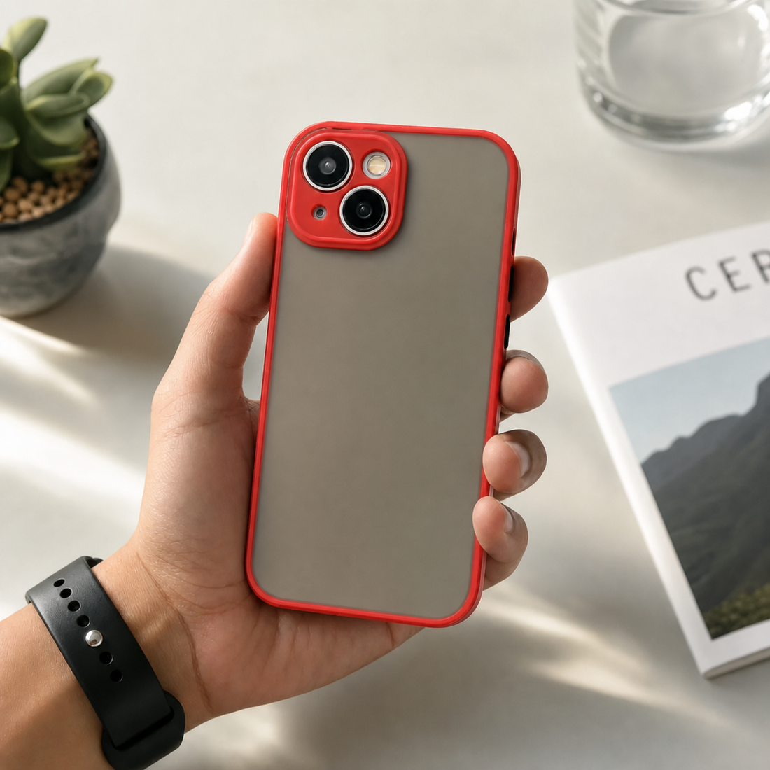 Cellect iPhone 15 műanyag tok