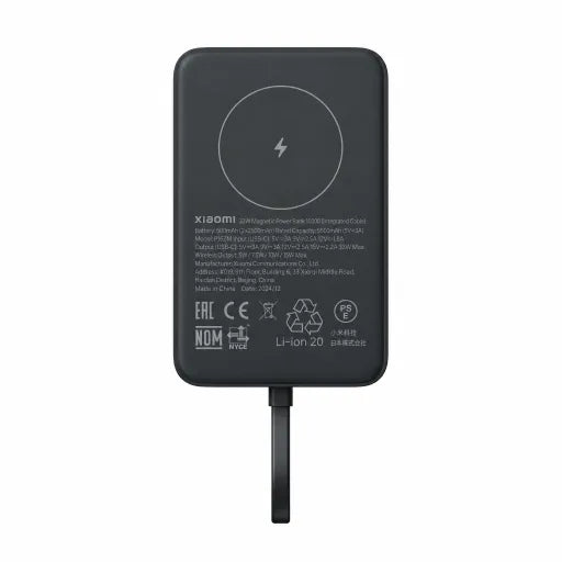 Xiaomi Magnetic szürke Power Bank 10000mAh beépített Usb-C kábel